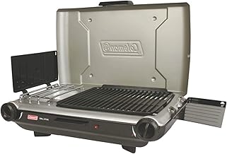 Coleman 2 Burner Grill Stove Combo Silver/Black 2000020925