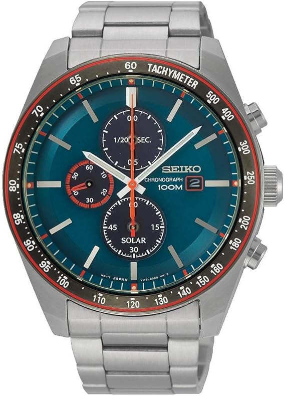 Seiko Solar SSC717P1 herenhorloge op zonne-energie : Amazon.nl: Kleding,  schoenen \u0026 sieraden