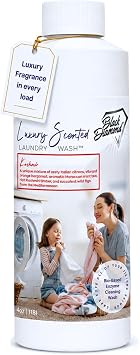 Black Diamond Stoneworks Kashmir Luxury Scented Laundry Wash, Premium Quality Detergent, Superior Cleaning Performance, Long-Lasting Fragrance, Trial Size.
