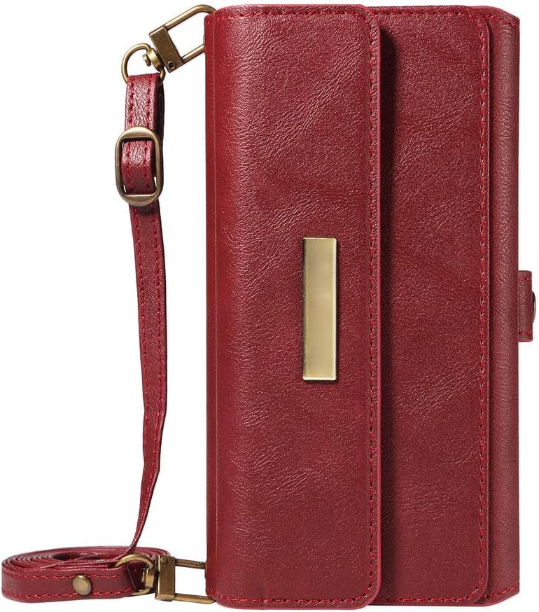 Crossbody Case for Google Pixel 10ProXL/10 Pro/10, Large Capacity Wallet Flip Stand Phone Case Stylish Drop Full Protection Shell Green