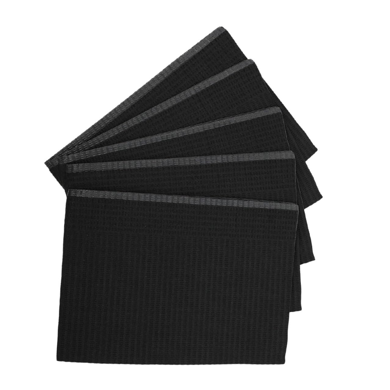 Alipis Tovagliette per Nail Art Morbide e Inodori 125 Pezzi Monouso in Carta Nera Assorbono Polvere e Acqua per Casa e Saloni di Manicure