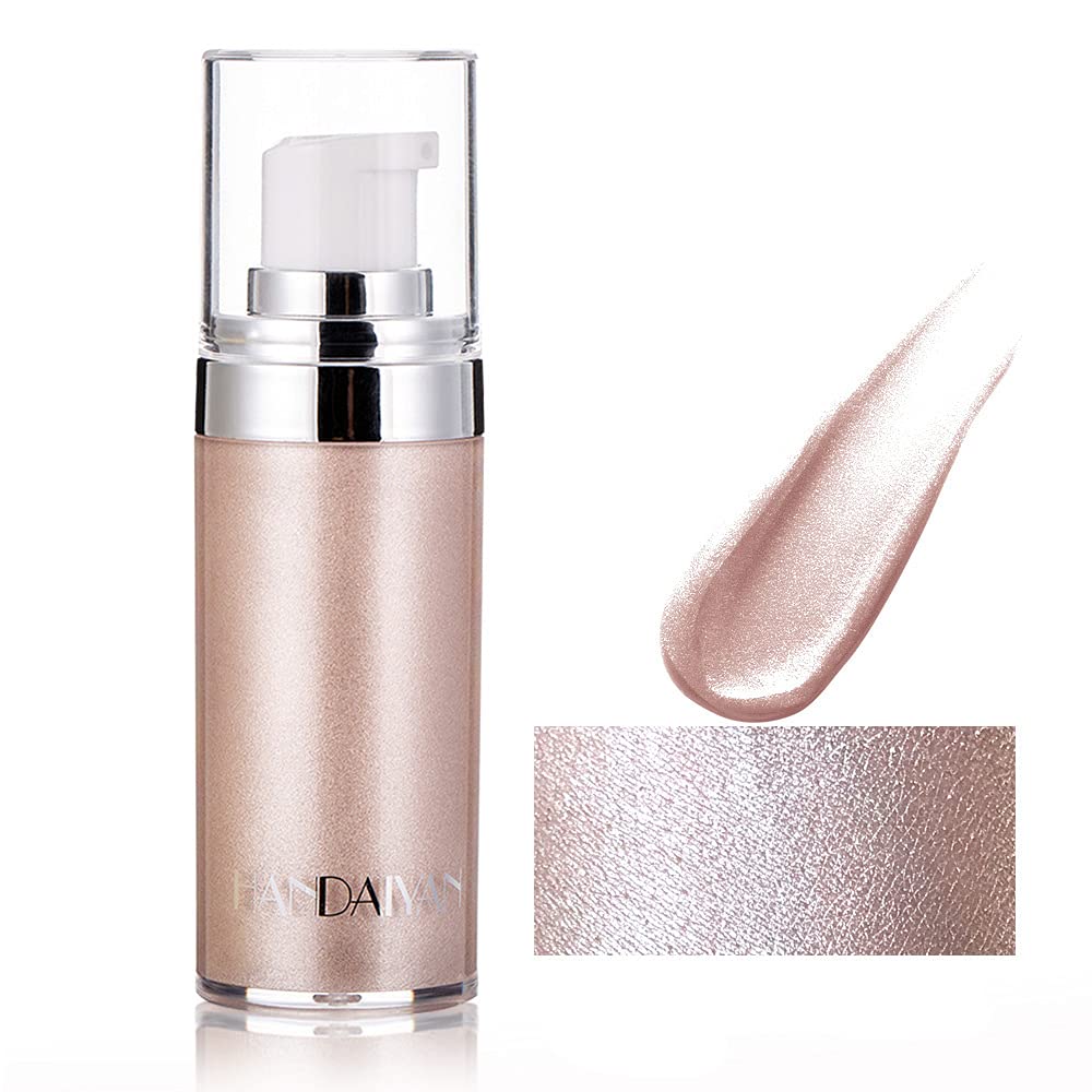 Yeweian Face Body Luminizer, Liquid Highlighter Makeup, Face Body Shimmer Glow Illuminator, Bronzer Smooth Shine Shimmer Liquid Foundation, Waterproof Moisturizing Body Highlighter (01#Pearl White) : Beauty & Personal Care