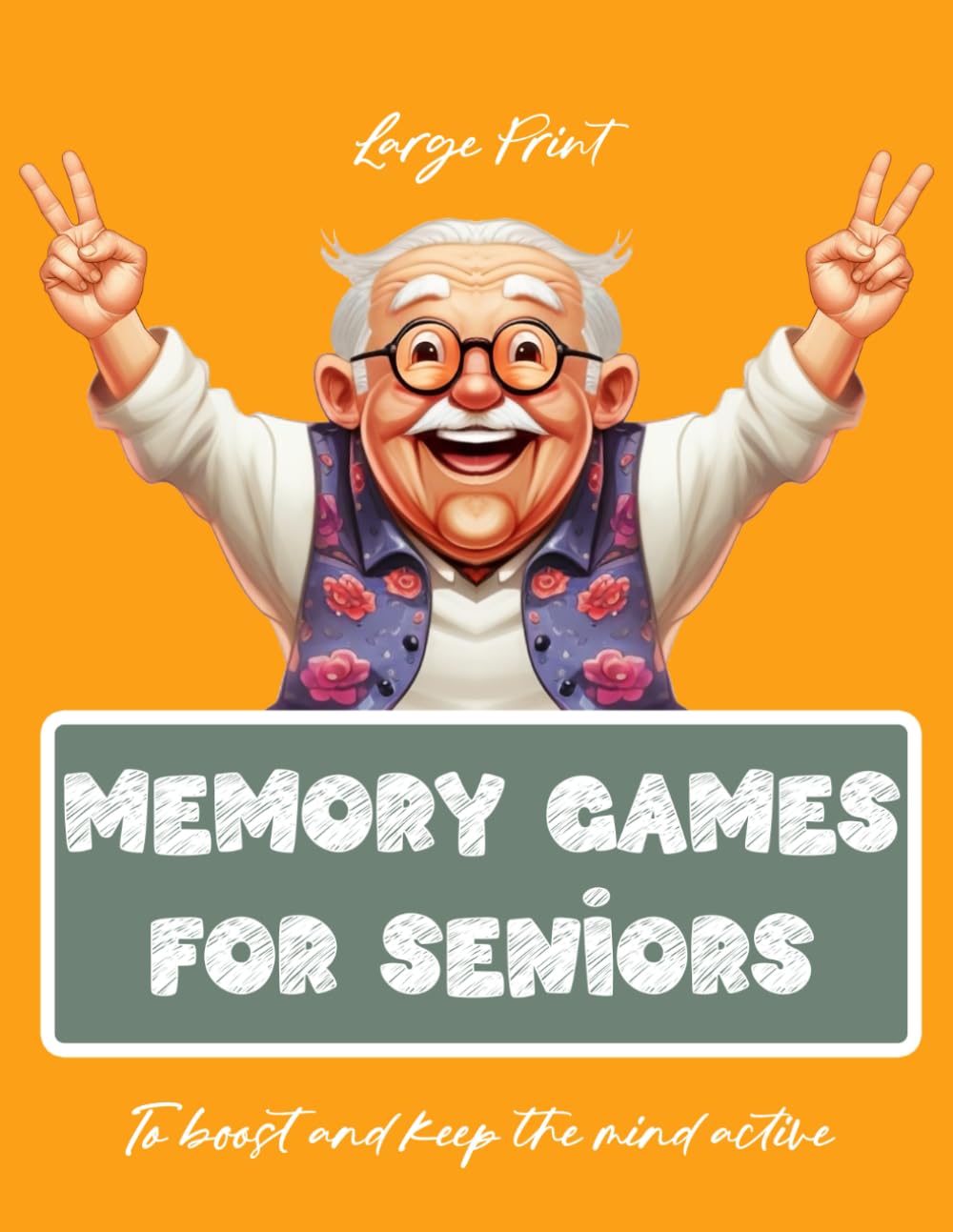 Memory Games for Seniors: Memory and Anti-Stress Activities for Dementia, Alzheimer, and Stroke Recovery | Large print (Activity books for seniors)
