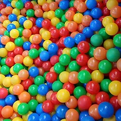 Brinquedo Infantil Pacote Bolinhas Coloridas Para Piscina De Bolinha / 50 Unidades