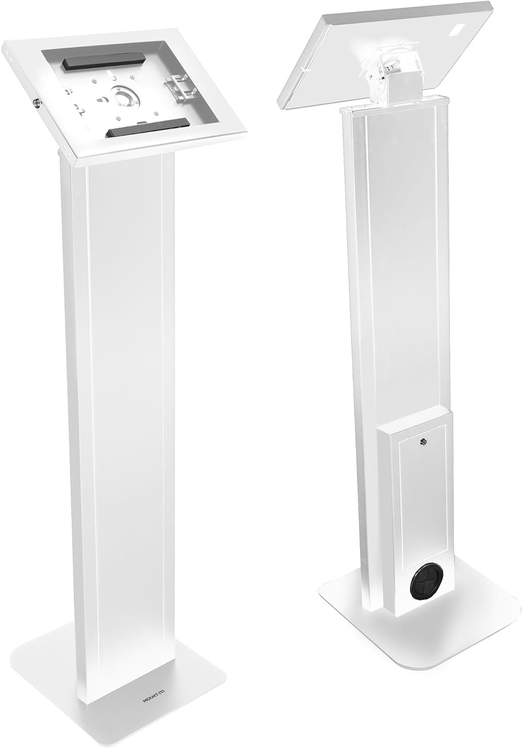 Forside og bagside view of the Mount-It! Tablet Floor Stand