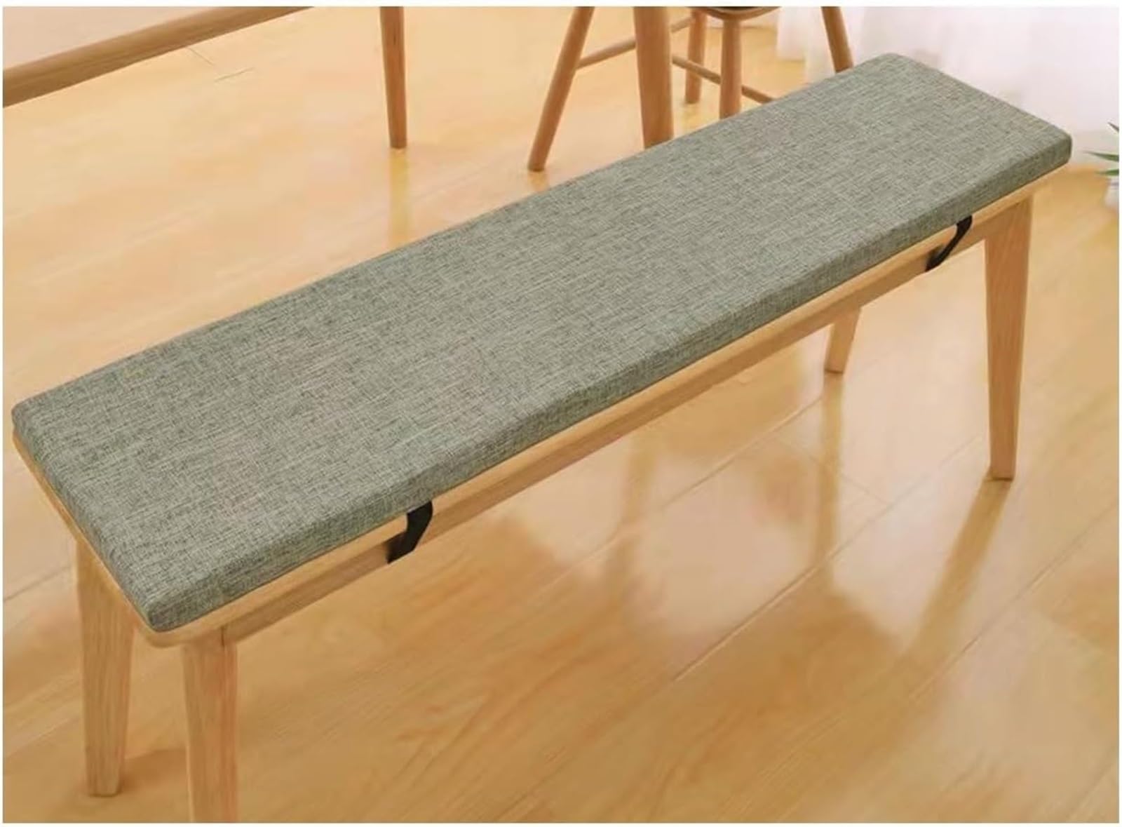 Coussin de banc d'extérieur antidérapant et lavable 150x30 cm