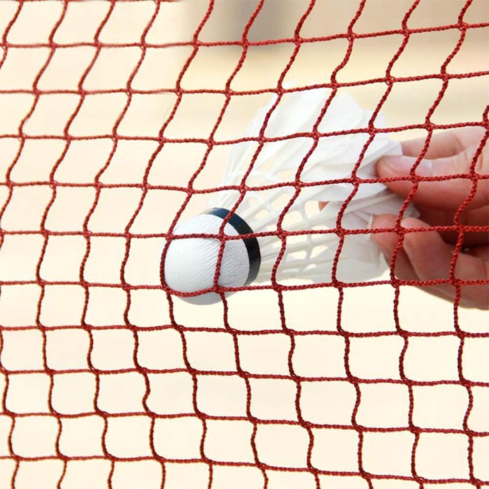 Badminton Replacement Net with Rope Cable Black Professional Universal 20ft Badminton Net for Garden Schoolyard Backyard Garden Outdoor Kids Adults School Home Gymnasium Gym Sport Supplies Accessories