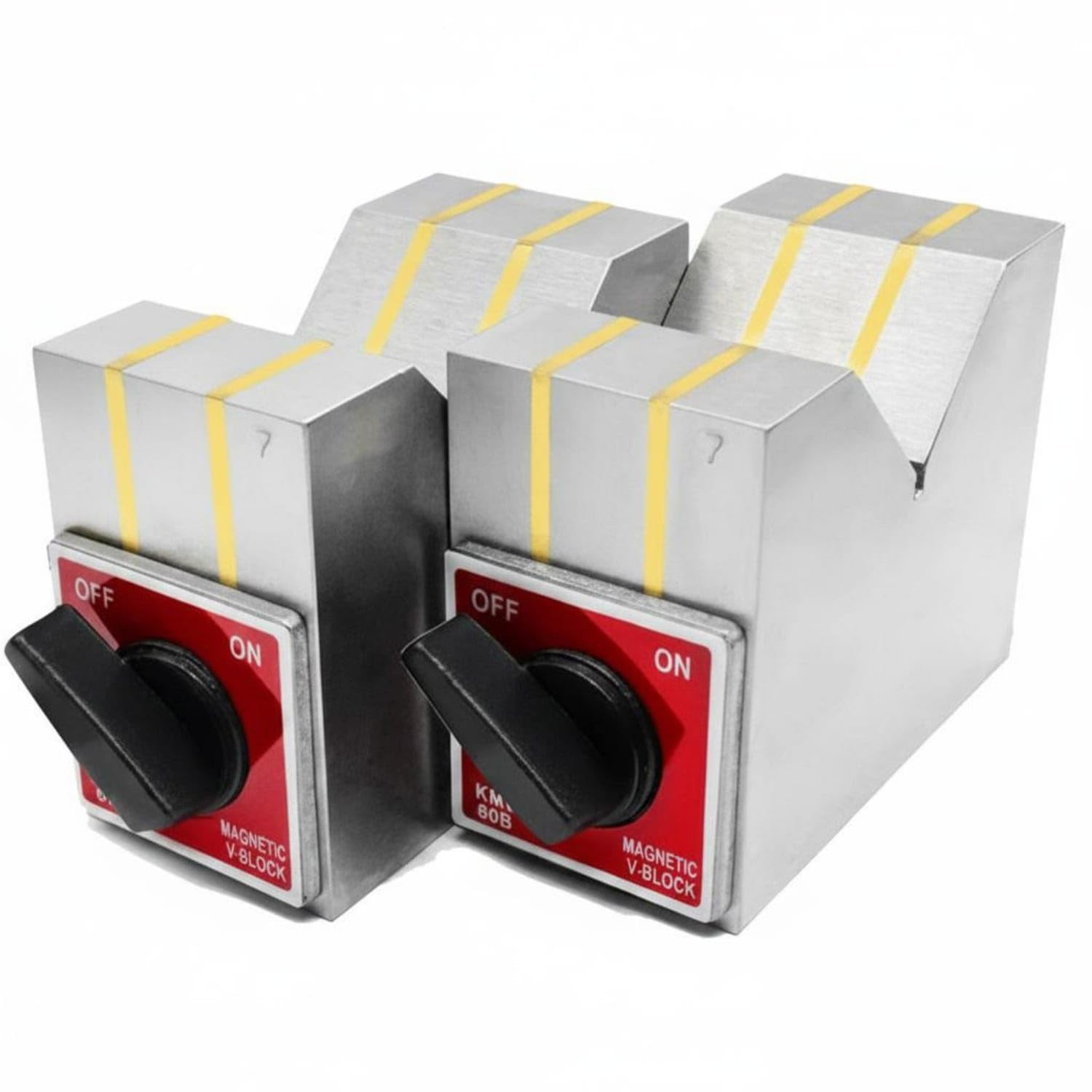 Steel V-Channel Block V-Channel Block Workholding Device for Machinists, Engineers, Metalworkers, Inspection, Scribing, Machine Shop, Workshop, Kmv-80b|Blocks|Business & Industrial-image-4