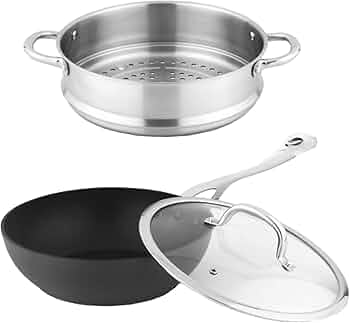 INKOR セット 蓋付 ステンレス製 鍋6点 計量カップ 蒸し器 フライパン鍋 INKOR インコア 鍋 フライパン セット 高級ステンレス鍋 ガス専用