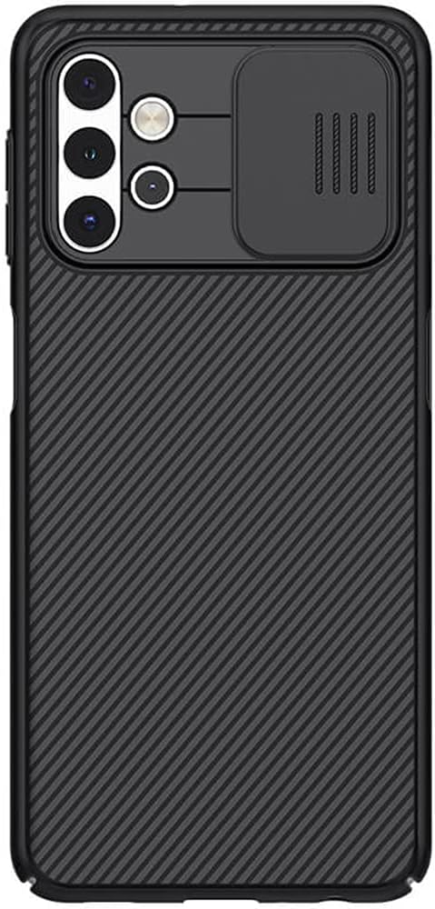 Nillkin Case Compatible with Galaxy A32 5G Cover, Hard CamShield with Camera Slide Protective Cover Drop Protection Cover [Built-in Lens Protector][ Designed Case for Samsung Galaxy A32 5G ] - Black