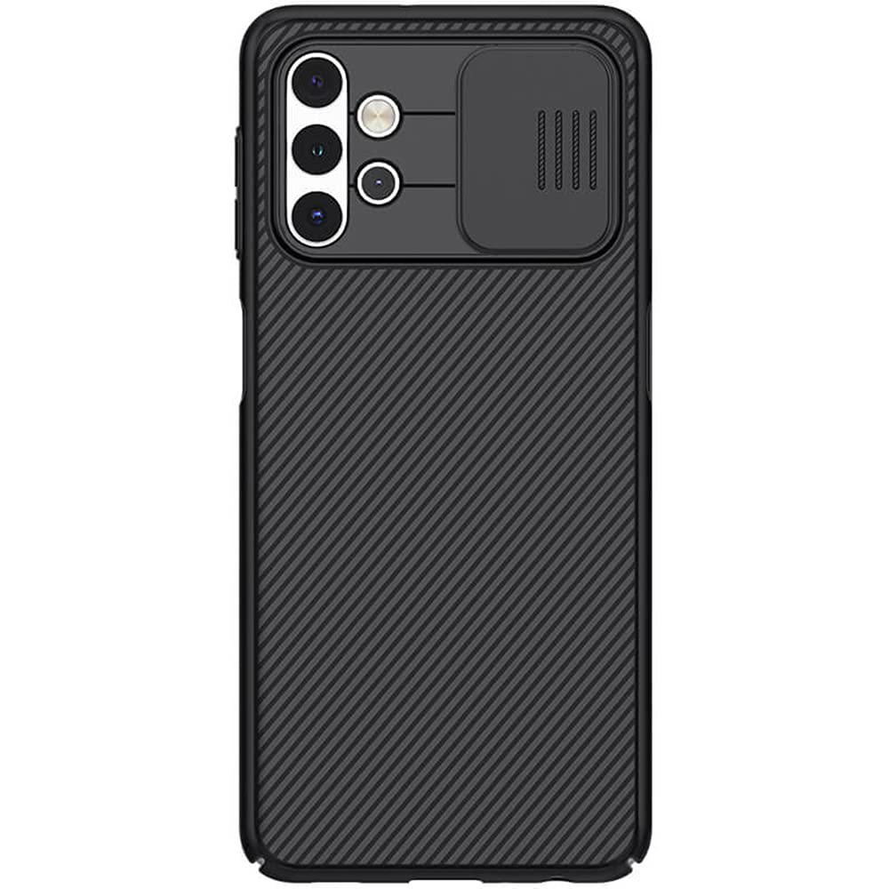 Case Compatible with Galaxy A32 5G Cover, Hard CamShield with Camera Slide Protective Cover Drop Protection Cover [Built-in Lens Protector][ Designed Case for Samsung Galaxy A32 5G ] - Black