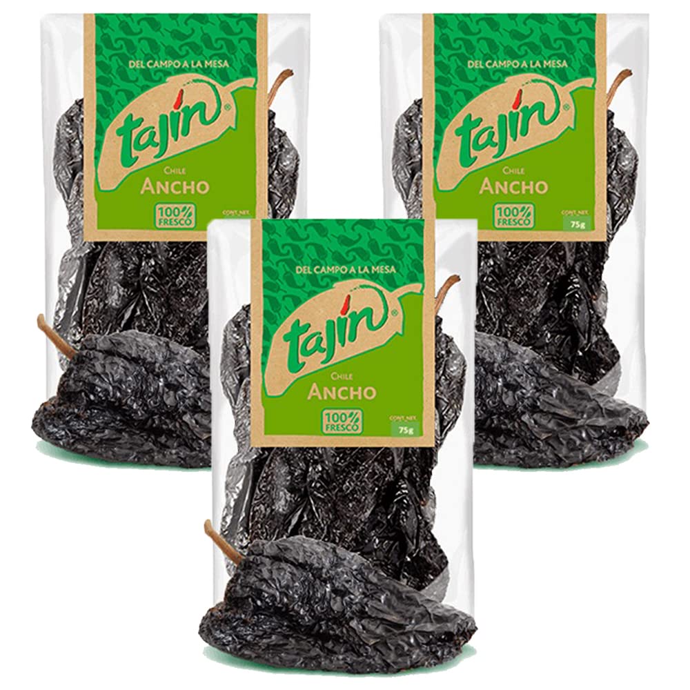 Mexgrocer Tajin Ancho Chillies 75g 3 Pack
