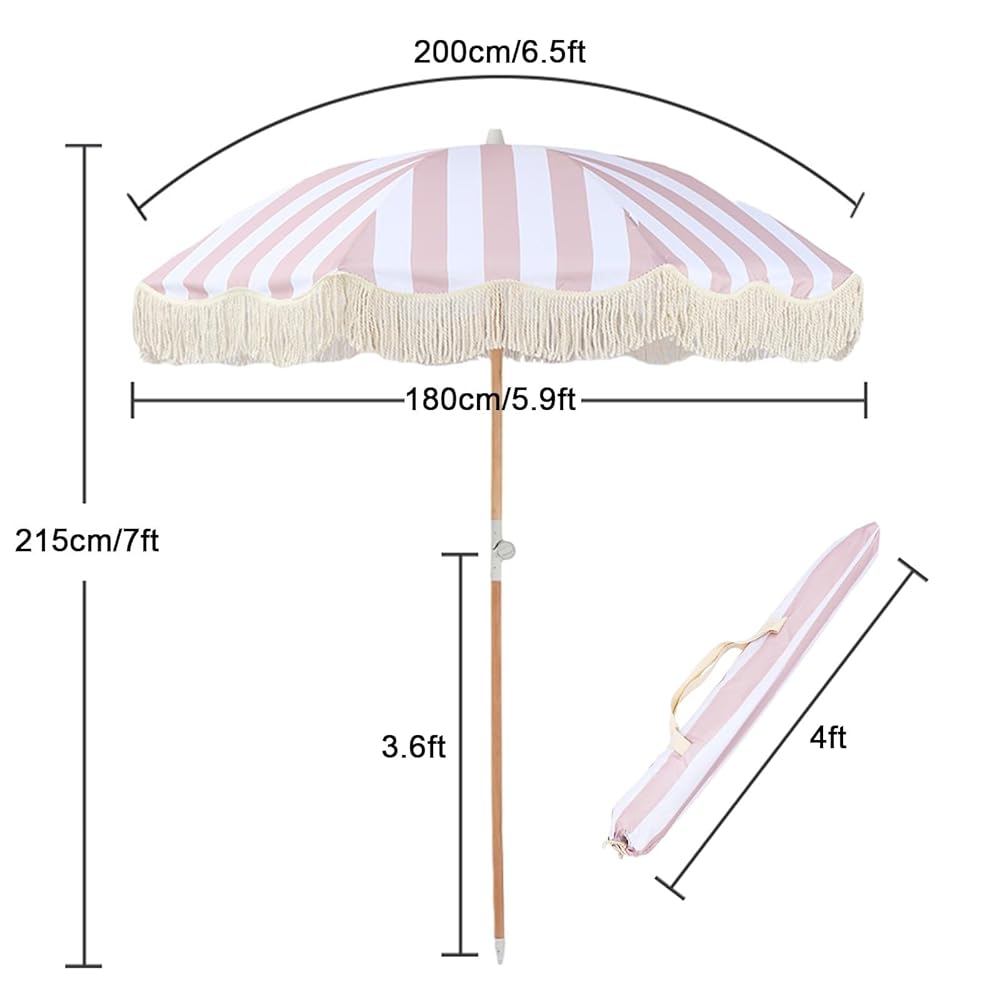 Amazon.com : Beach Umbrella with Fringe，Vintage Tassel