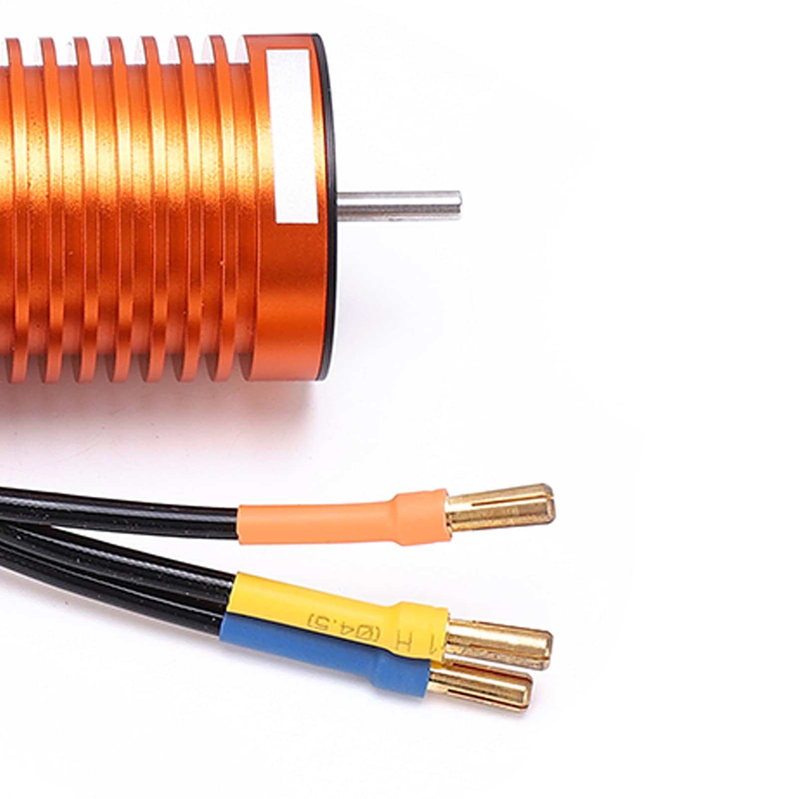 F540 3300KV Silnik bezszczotkowy, silnik bezszczotkowy RC z 60A ESC i kartą programowania, 4 -biegunowy silnik gniazdowy dla samochodu 110/ RC, aluminiowy radiator aluminiowy CNC
