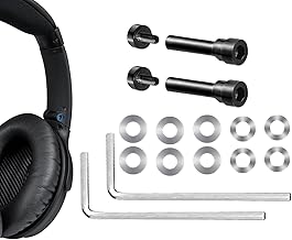 SOULWIT Hinge Screws Replacement Parts for Bose QuietComfort 35/QC35/QC35 II/QC45/QuietComfort SE (QC SE)/New Quiet Comfort Wireless Headphones, Accessories for Hinge Screws and Gasket