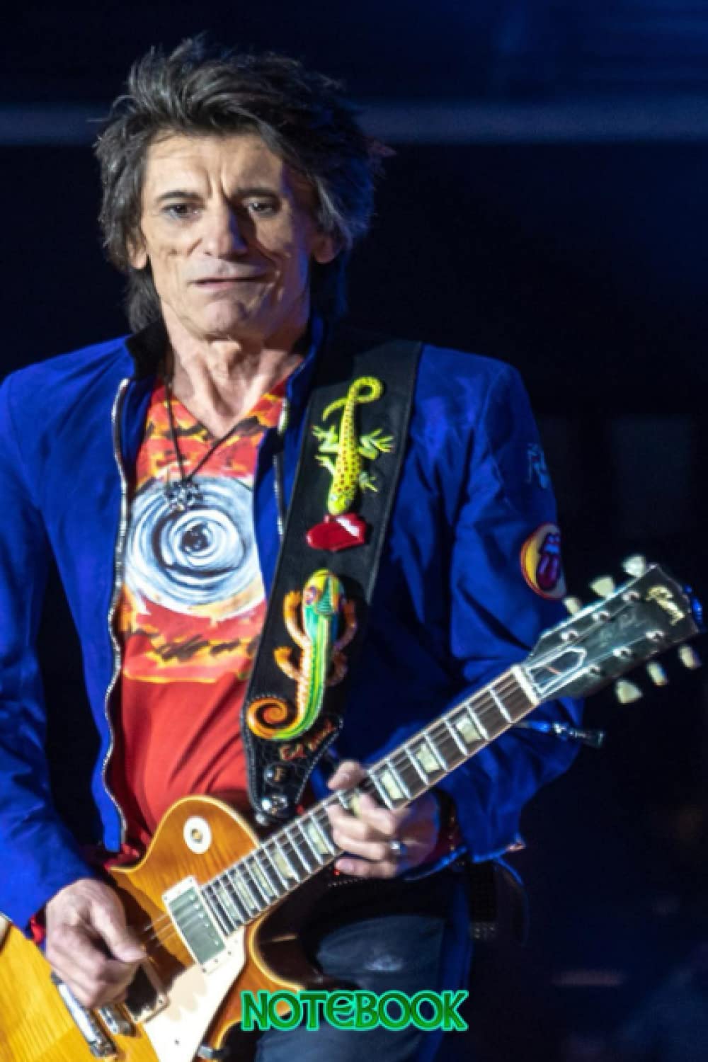 Notebook : Ronnie Wood College Rule Lined Writing your Ideas and Notes, Thankgiving Notebook Journal #67