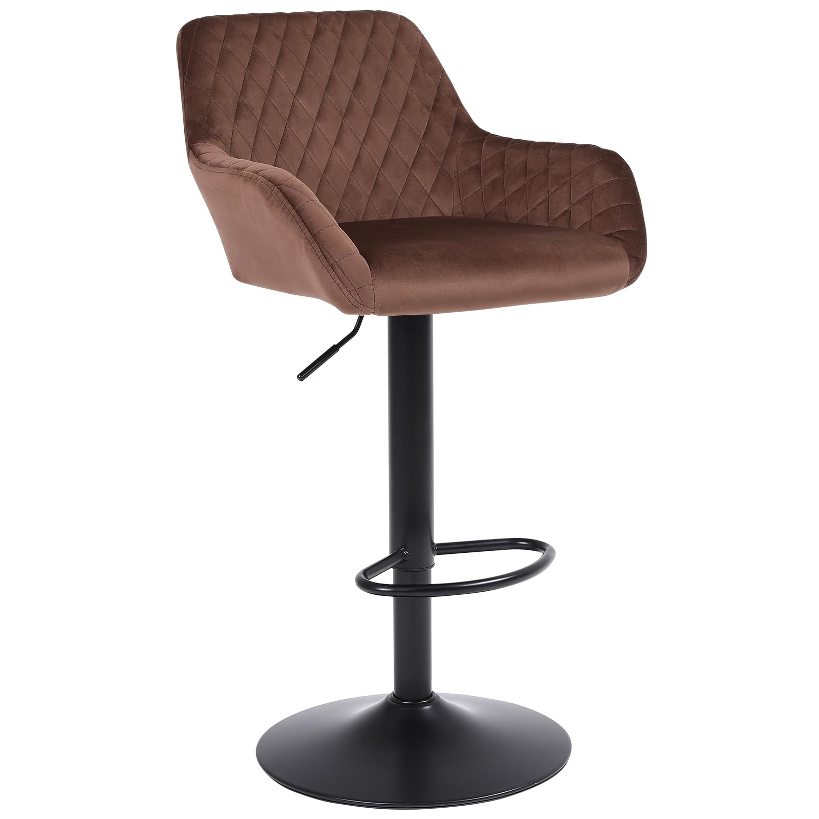 Amazon｜Youhauchair カウンターチェア ベルベット生地 高さ調節可能
