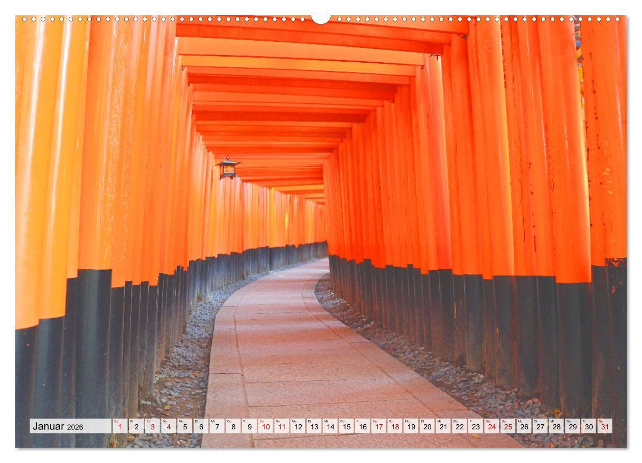 Japan das Land der aufgehenden Sonne (hochwertiger Premium Wandkalender 2026 DIN A2 quer), Kunstdruck in Hochglanz: Japan - zwischen Tradition und Moderne. (CALVENDO Orte)