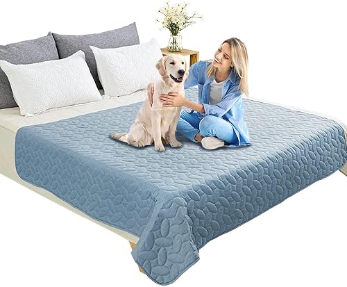 Ameritex Funda de cama para mascotas, manta para cama de perro para sofá y muebles, impermeable, nuevo diseño de patrón