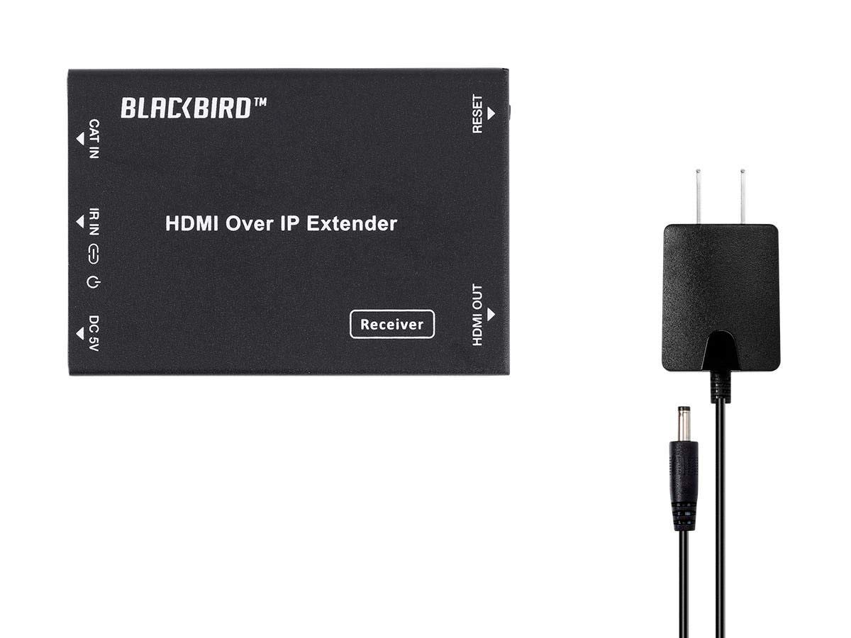 Monoprice Blackbird H.265 HDMI Over IP, Splitter System and Extender Up to  100m (328ft), 1080p (RX) Only, Supports Full HD, Web GUI Controls (139687)  : Amazon.sg: Electronics