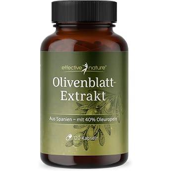 Effective Nature Olive Leaf Extract Capsules High Dose - 750 mg per Day