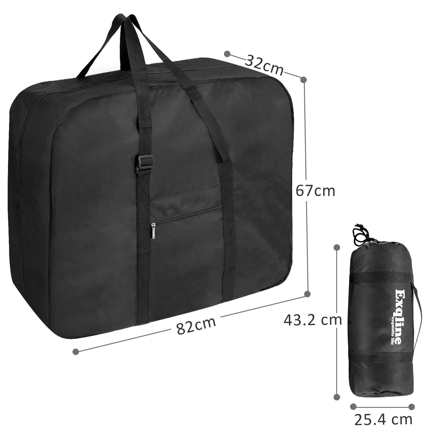 Exqline Borsa per il trasporto Bicicletta Copertura della Ruota Borsa 1680D Oxford per la Bicicletta Pieghevole 14-20 pollici Per Ciclismo MTB Viaggi Escursioni Metro