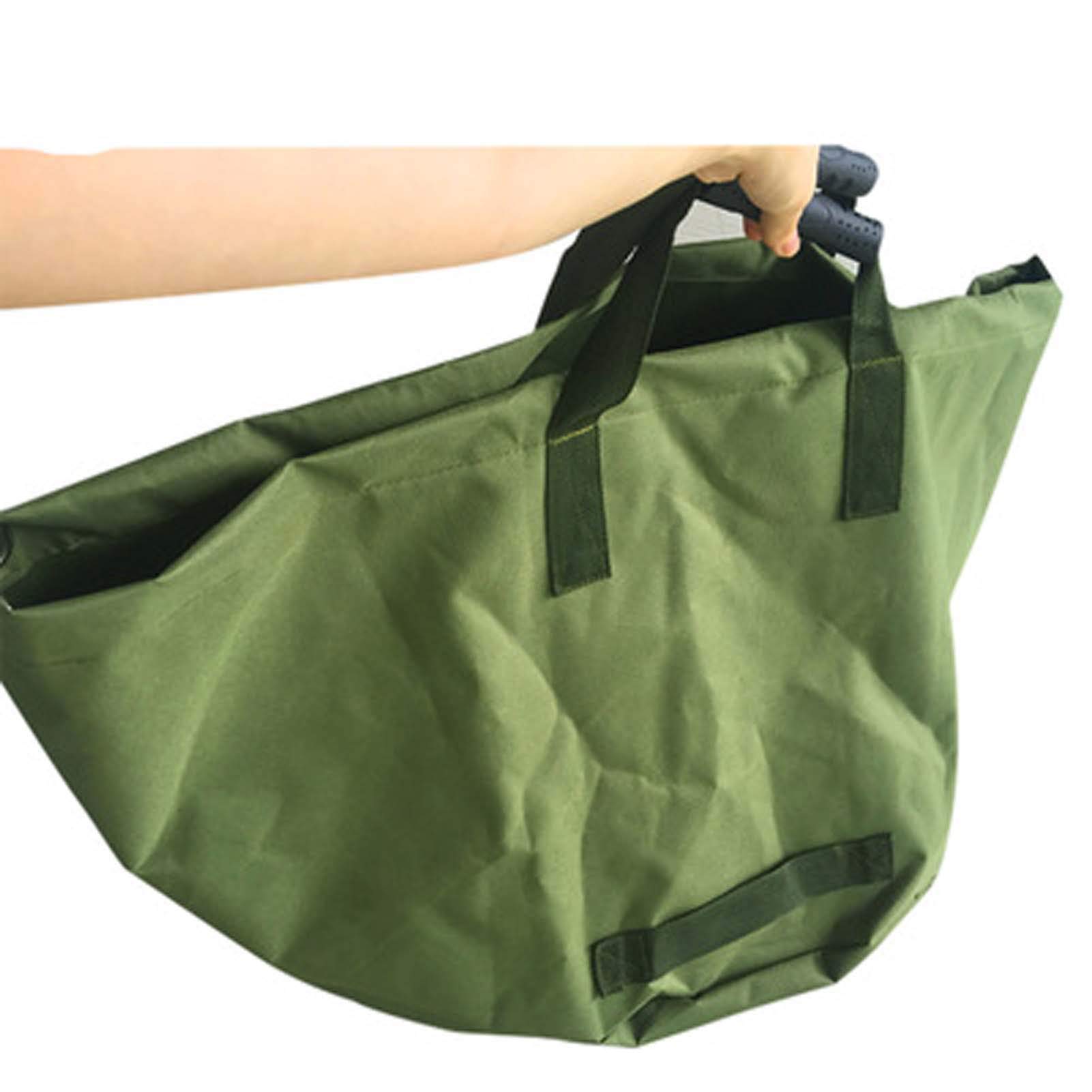 Sacchi per Rifiuti da Giardino 3x33 Gallons, 125L Sacco per Rifiuti da Giardino, Sacco da Giardino con Manici, Riutilizzabile Sacchetti per Rifiuti - Tessuto Oxford