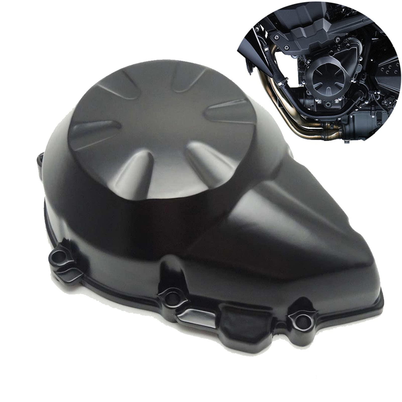 14031‑0060, Coperchio carter in lega di alluminio Statore lato motore a prestazioni stabili per Kawasaki Z750 2007‑2009
