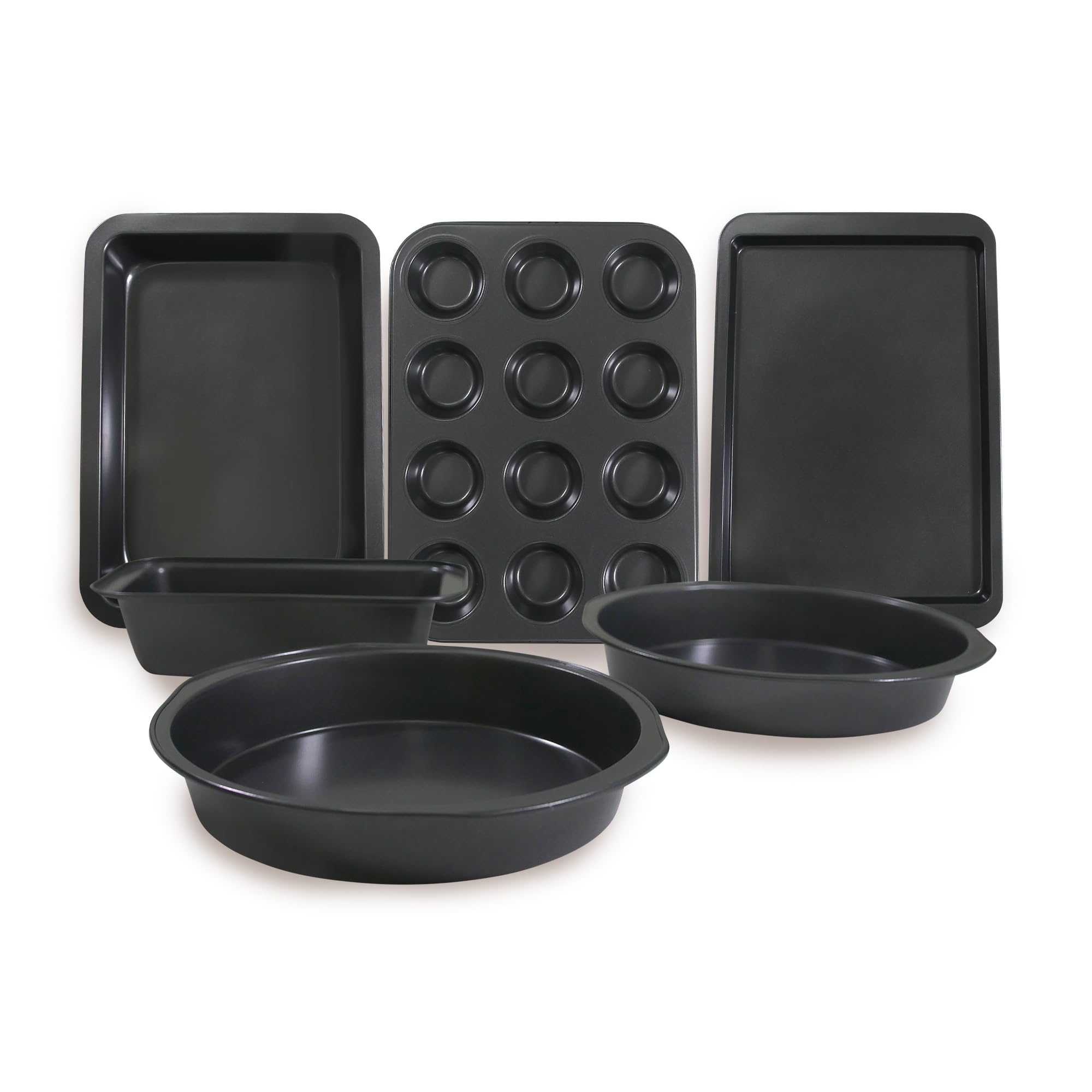 Carter & Clay Non-Stick Steel 6 Piece Baking Set