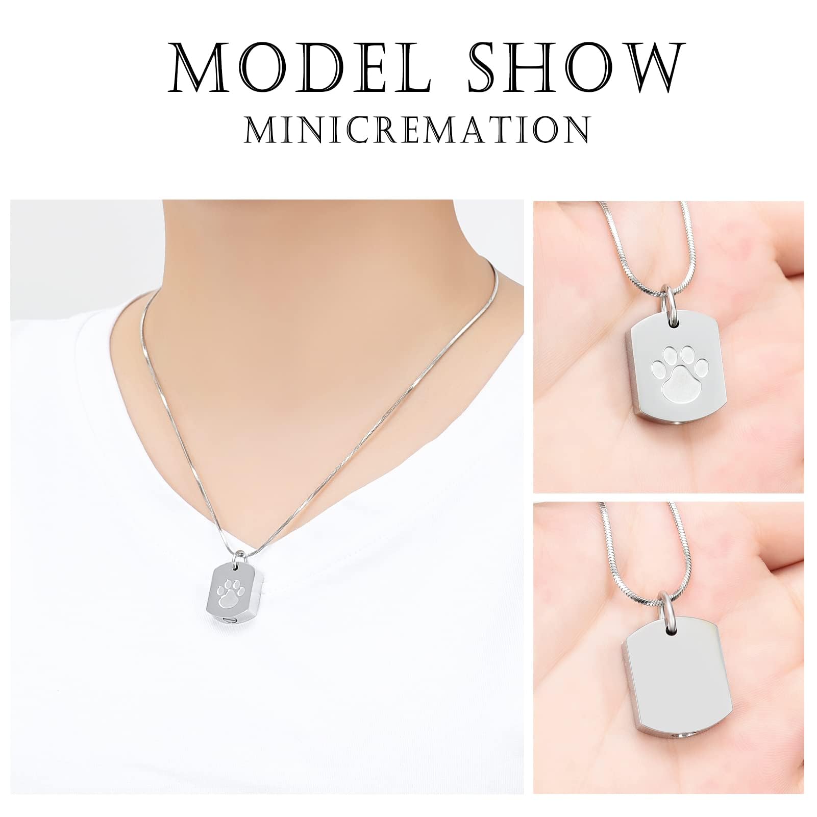 Personalized Ash Necklace for Dog - Image 3