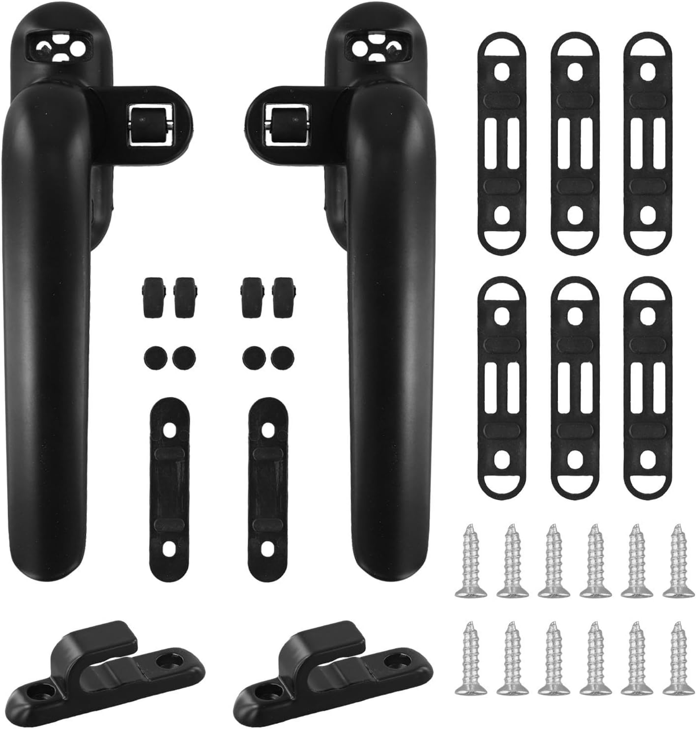 Aluminum Alloy Sliding For Window Handle Replacement Part - Left and Right Set for Home, Office