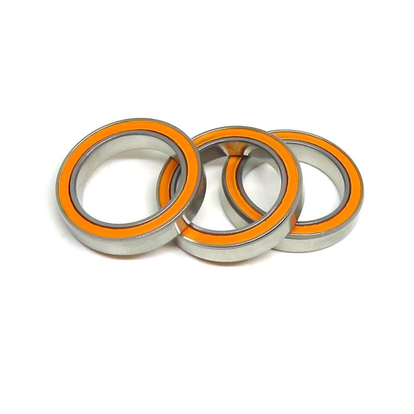Rodamiento de Bolas de cerámica híbrido de Acero Inoxidable | 10 piezas for maquinaria pequeña y patines en línea(S695C-2OS 5x13x4mm)