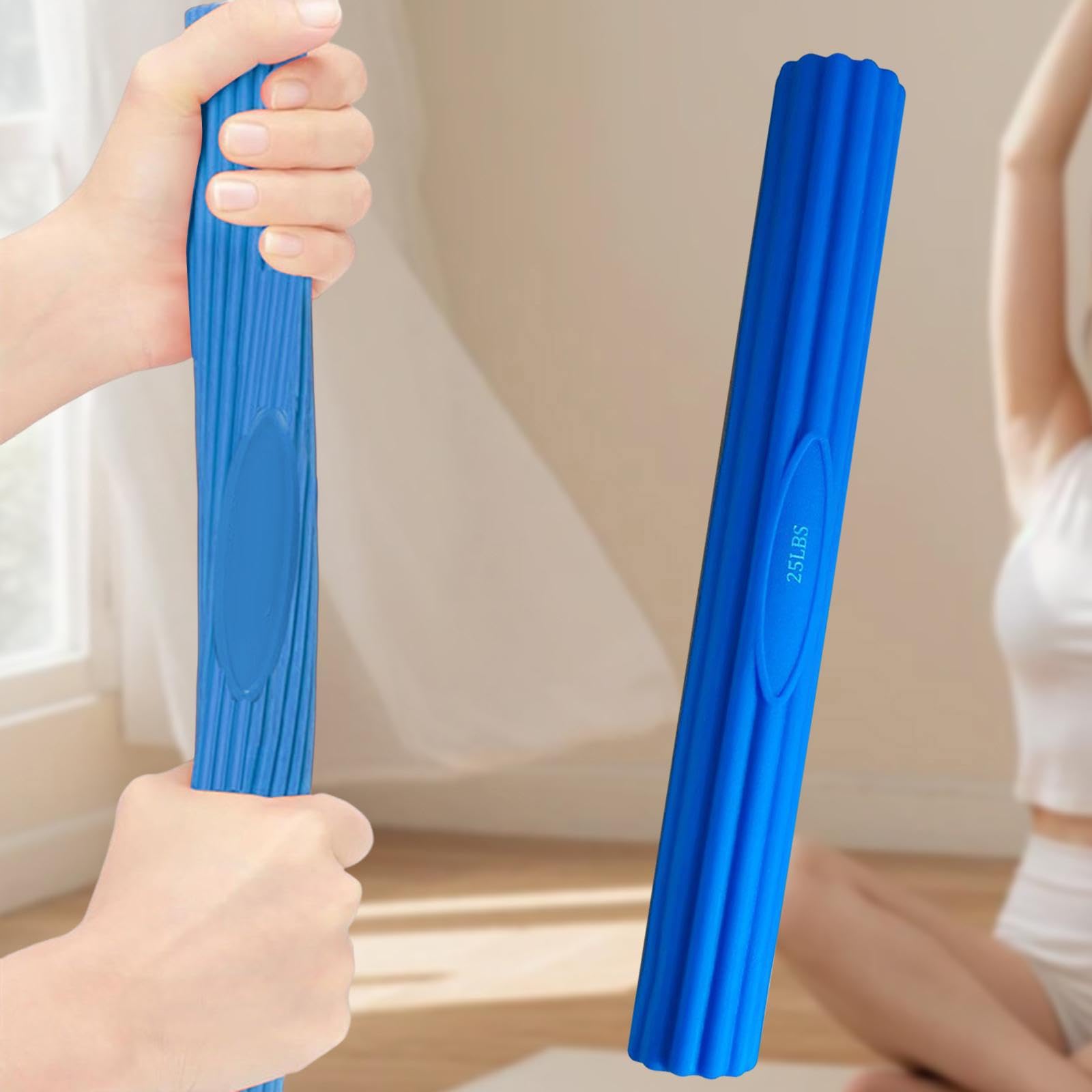 Barre De Résistance En Silicone Predolo – 30 Cm, Diam. 3,5 Cm, Pour Renforcer Mains, Poignets, Avant-bras, Compacte, Polyvalente, Pour Sportifs