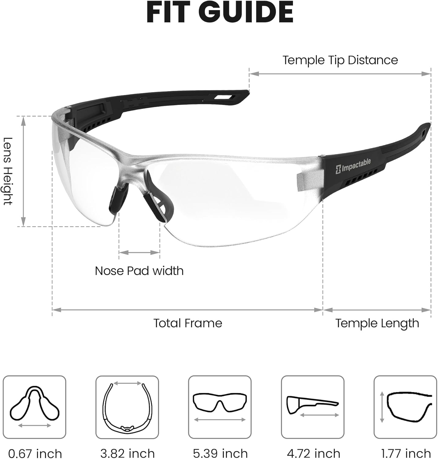 Upgraded 2.0 Safety Pickleball Glasses - Image 3