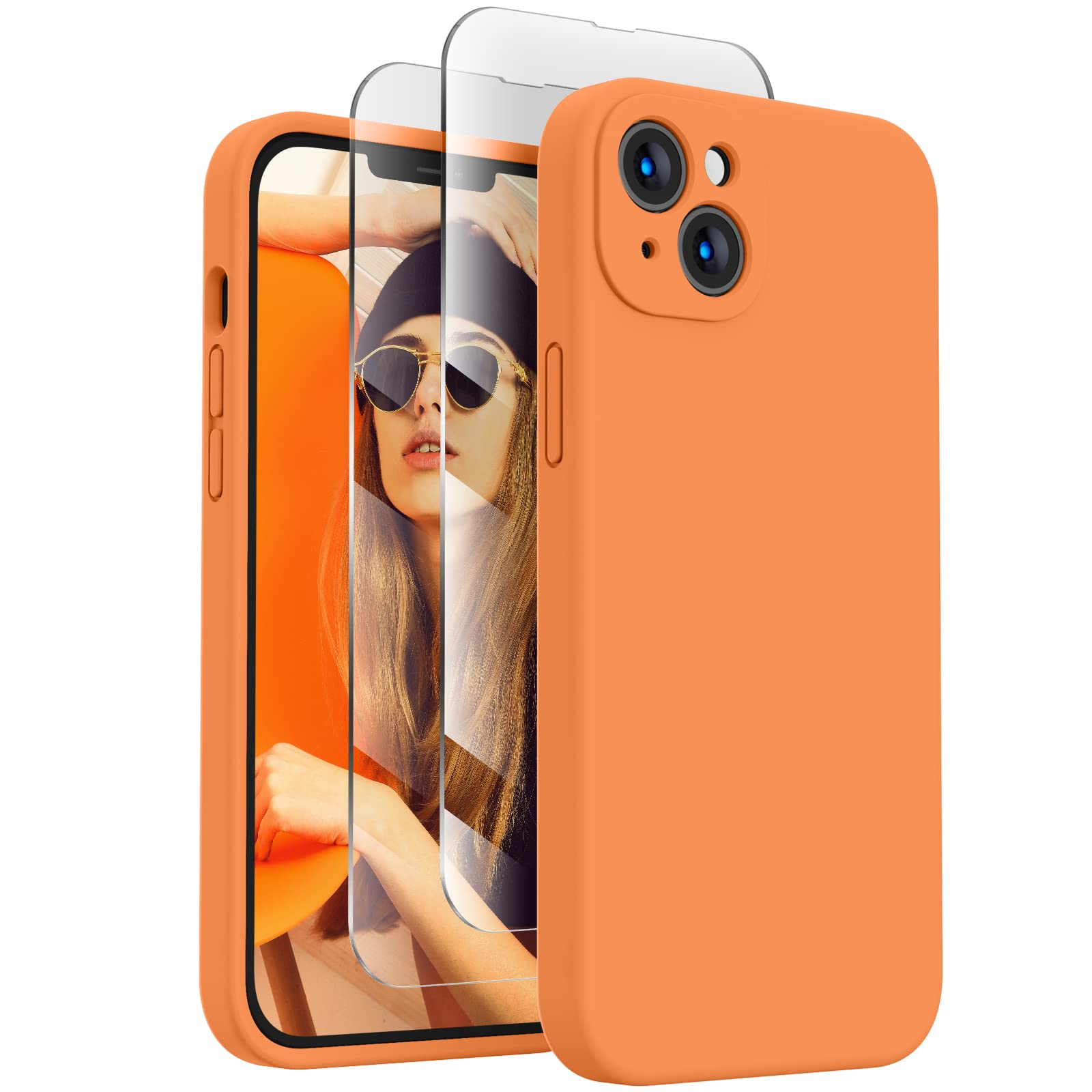 FireNova Designed for iPhone 13 Case, 6.1", Kumquat