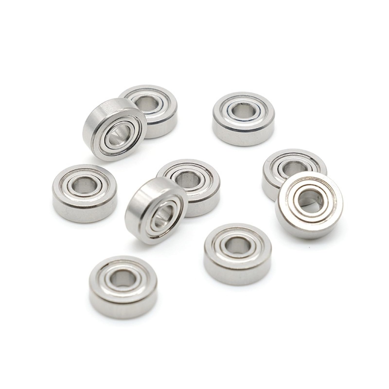 Rodamientos de bolas de acero inoxidable AISI440C S606ZZ 6 x 17 x 6 mm (10 unidades)