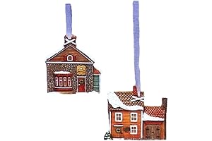 DIY Paint Your Own Christmas Village House Ornament