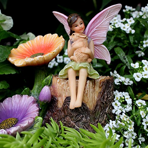 PRETMANNS Fairy Garden Fairies Accessories – 4 Fairies for an Outdoor Fairy Garden - Supplies for Fairy Garden Decorations 7 Piece Kit - Thumbnail 6