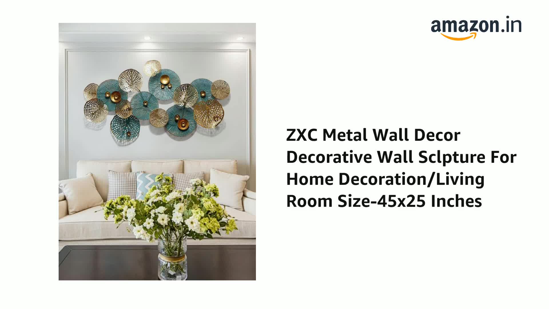 ZXC Metal Wall Decor Decorative Wall Sclpture For Home Decoration