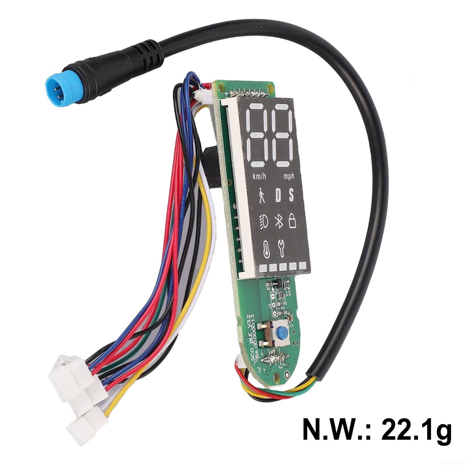 Tablero de control de pantalla para patinete eléctrico Xiaomi con cubierta protectora y placa de circuito para M365, 1S, Pro, Pro2, Mi3, juego de paneles de reemplazo de plástico y metal para