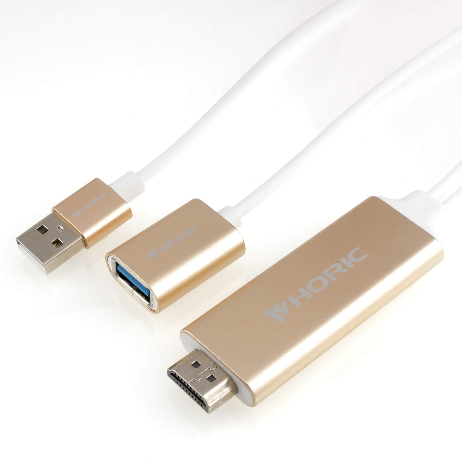 Amazon | ホーリック iPhone iPad HDMIミラーリングケーブル 1m HL10
