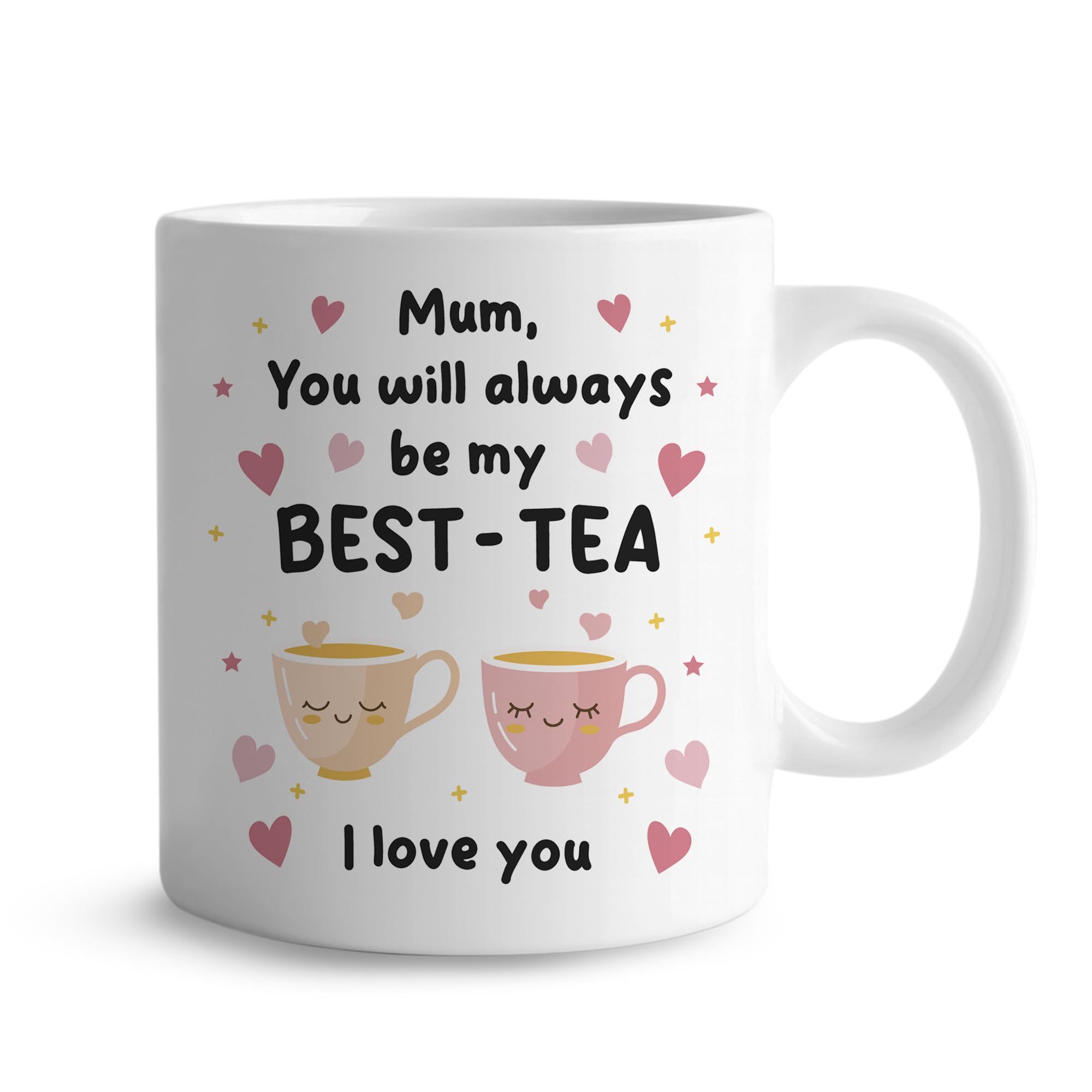 RED OCEAN Mug for Mum, Mum Gift for Mother Day, My Best Tea Mug, Bestie Gift, Gifts, Mothers Day, Birthday, Birthday Her, Her