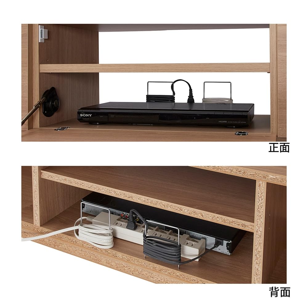 Amazon｜[ベルメゾン] テレビ台 すっきり見えにこだわった ローボード
