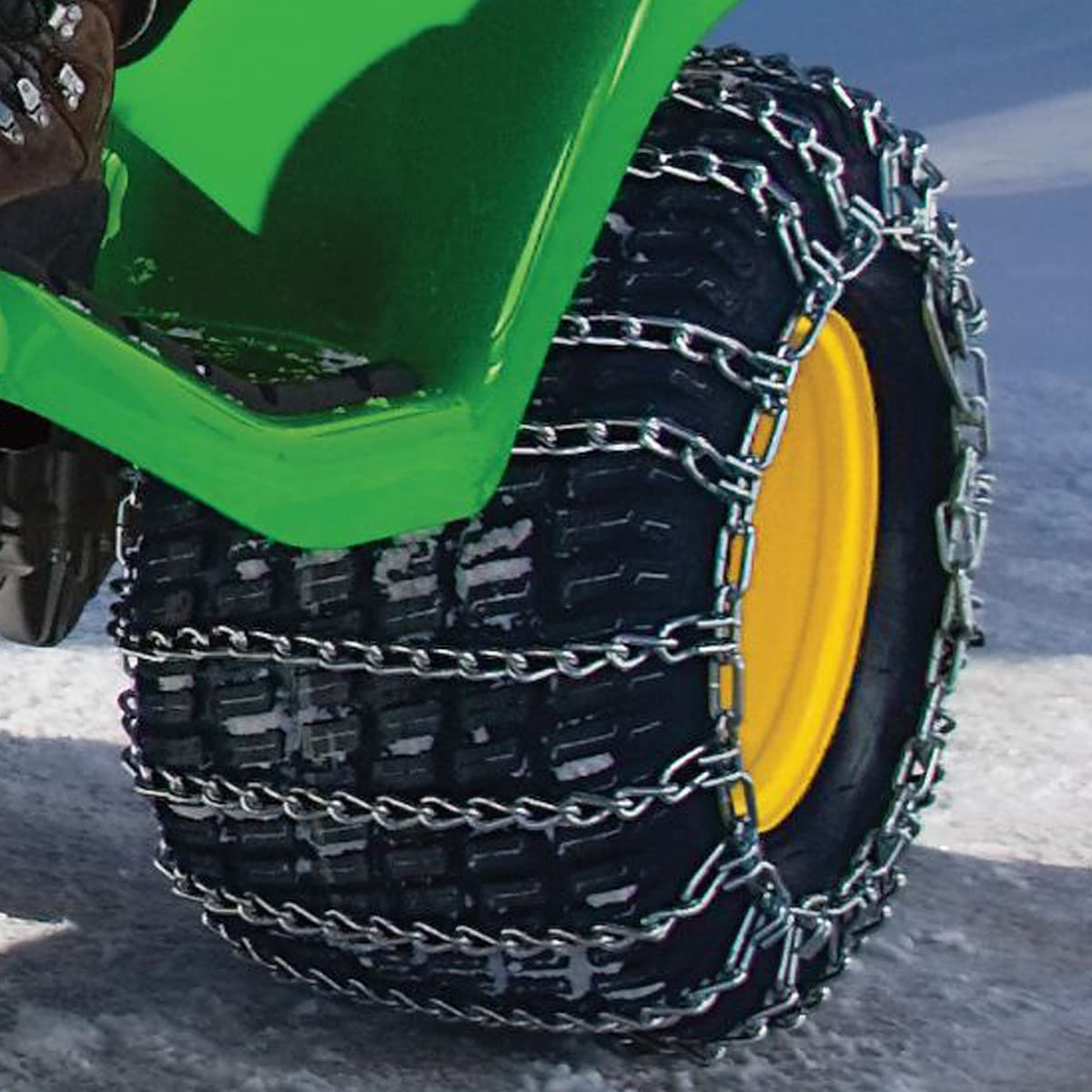 トラクター　タイヤチェーン2本　13.6-36/13.9-36 ローラグハイラグ  除雪 Amazon.co.jp: OakTen タイヤチェーン 2個セット 13x5x7インチ 芝刈り
