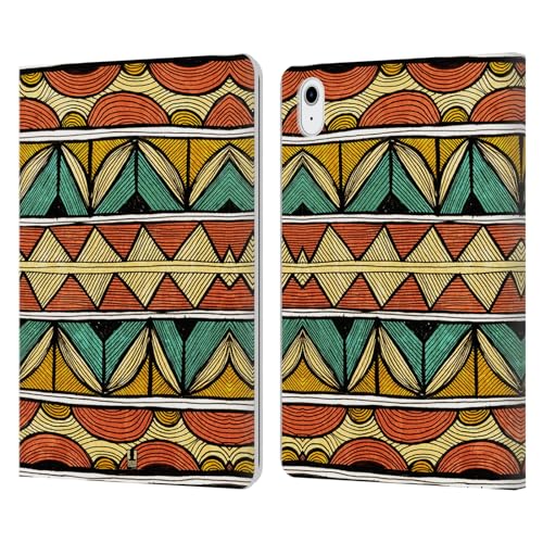 Housse iPad Air 11 en cuir à rabat aimanté et imprimé graphique ethnique Navajo