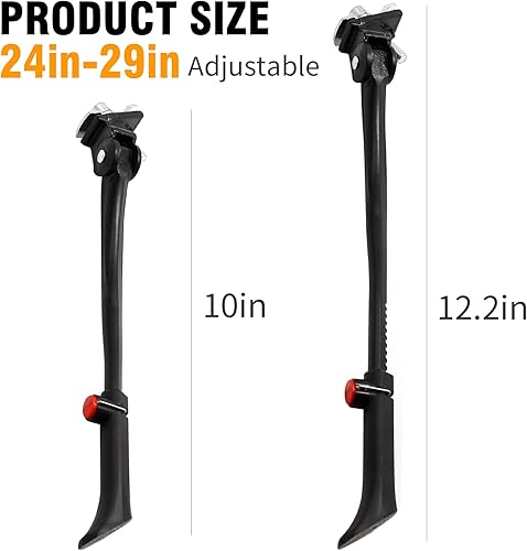 Miniatura 3 de Soporte de bicicleta de aleación de aluminio para montar en el centro, soporte de bicicleta ajustable, repuesto para la mayoría de bicicletas de