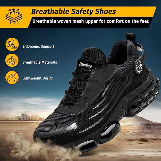 Ironstride Work Shoes for Men & Women | Slip Resistant Steel Toe Sneakers | Lightweight Puncture Proof Safety Shoes3