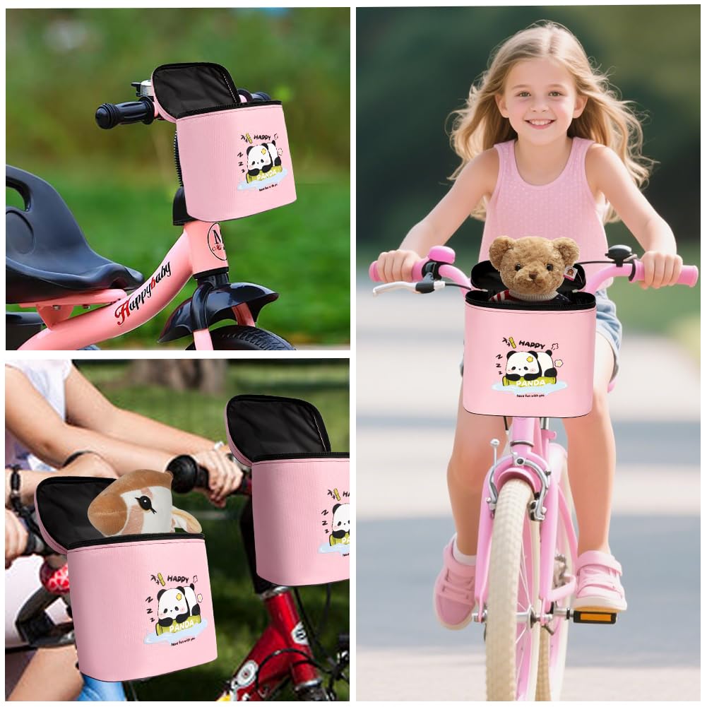 flintronic Borsa Manubrio per Bambini, Borsa Bicicletta Impermeabile per Bambini, Borsa portabiciclette Frontale in Tessuto Oxford Staccabile