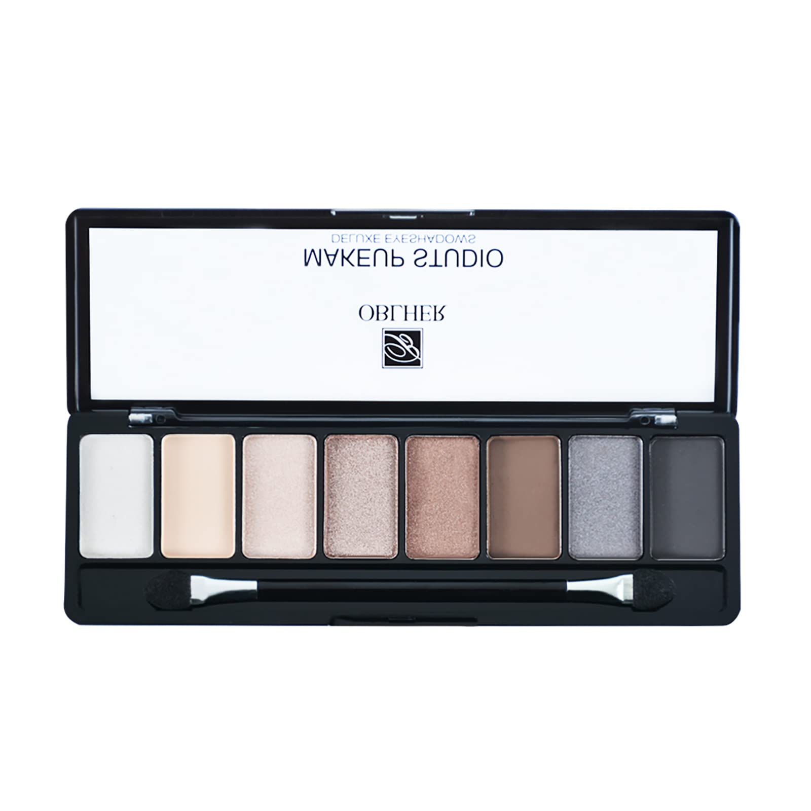 OBLHER B Palette di ombretti a 8 colori Deluxe Contour Palette di ombretti Matte Shimmer High Color Warm Eyeshadow Palette E9470-01