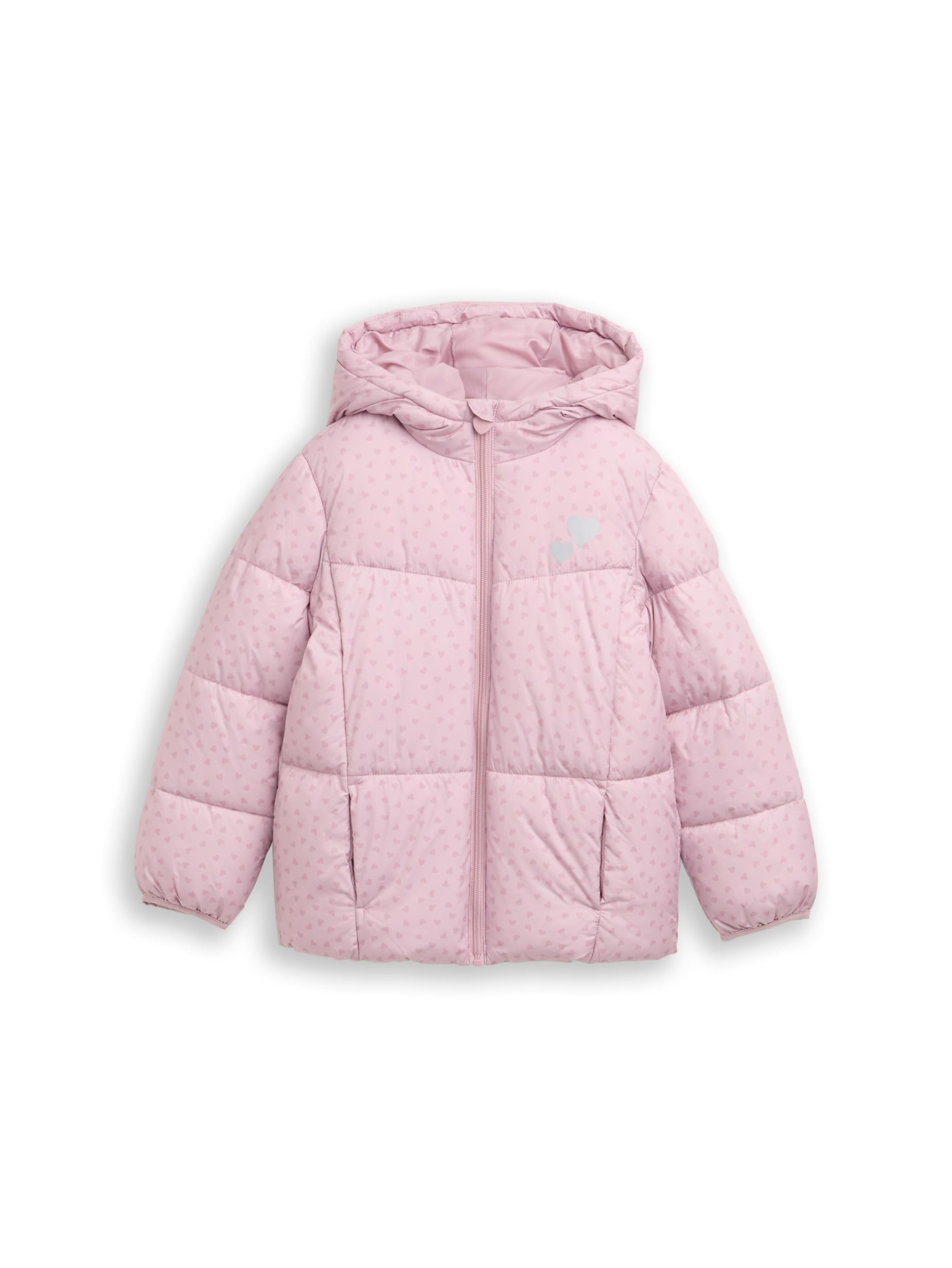 TOM TAILOR Mädchen 1047605 Kinder Puffer-Jacke mit Allover-Print